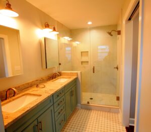 Old Mt. Pleasant addition with bathroom built by B. Chaney Improvements of Charleston, SC