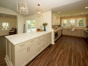Kitchen of Isle of Palms renovated home with major addition completed by B. Chaney Improvements of Charleston, SC.